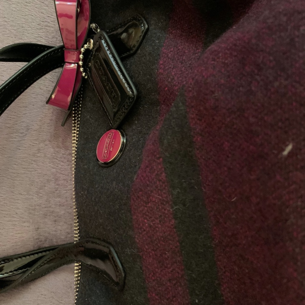 Wool Coach Bag